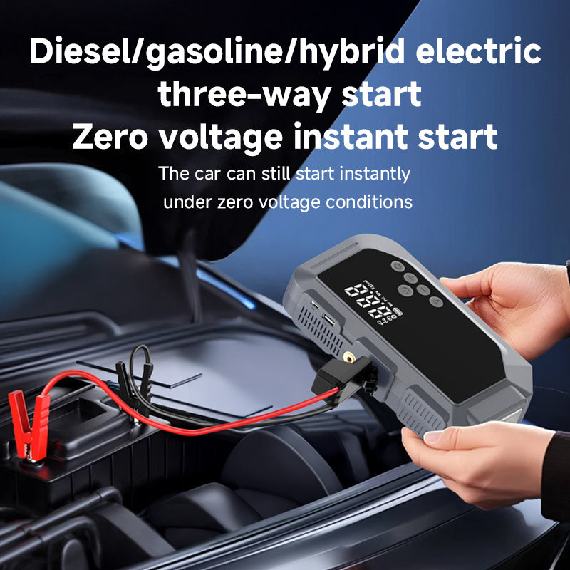 Ultimate 12V Car Battery Jump Starter with 150PSI Digital Air Pump – Tire Inflator & Power Booster