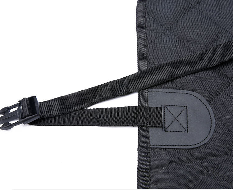 Durable Dog Car Seat Cover with Mesh Viewing Panel – Hammock‑Style Rear Seat Protector with Zipper & Storage Pocket