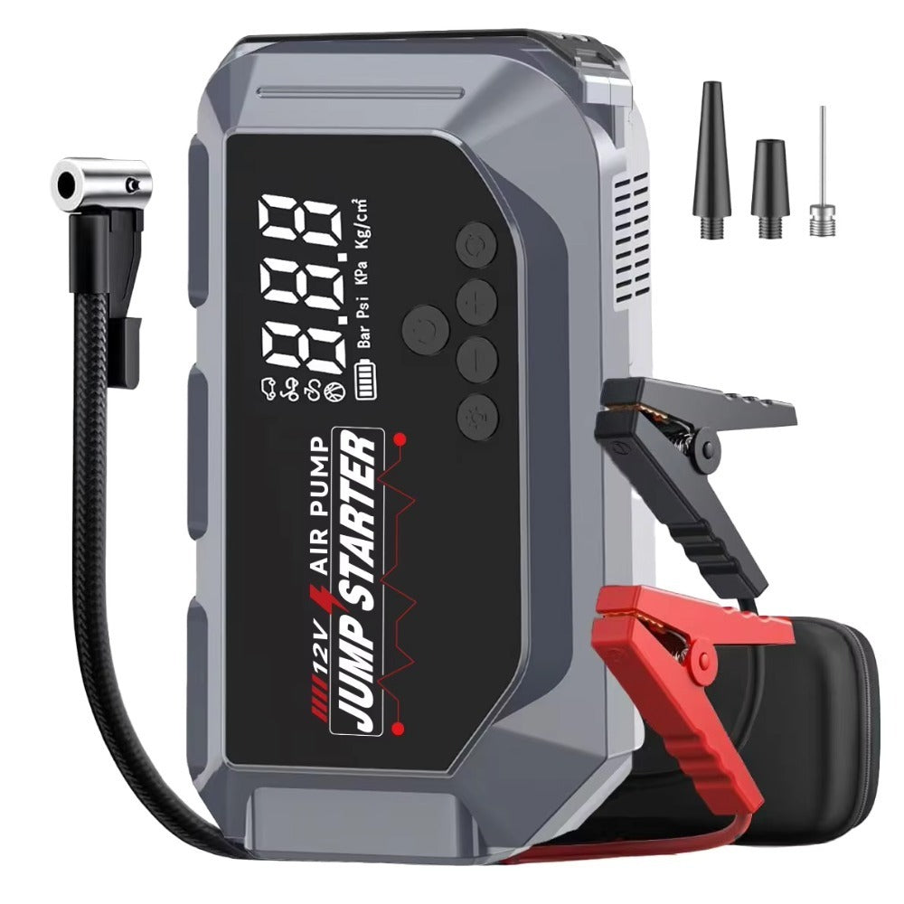 Ultimate 12V Car Battery Jump Starter with 150PSI Digital Air Pump – Tire Inflator & Power Booster