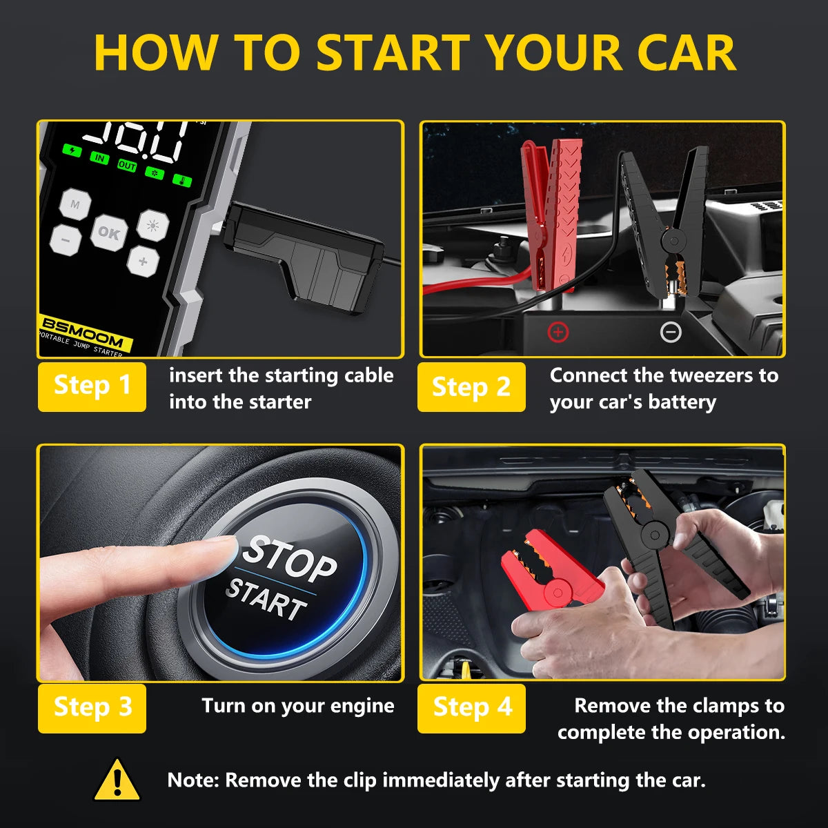 High‑Power 7000A Car Jump Starter with 150PSI Air Compressor – Portable Power Bank & Emergency Starter