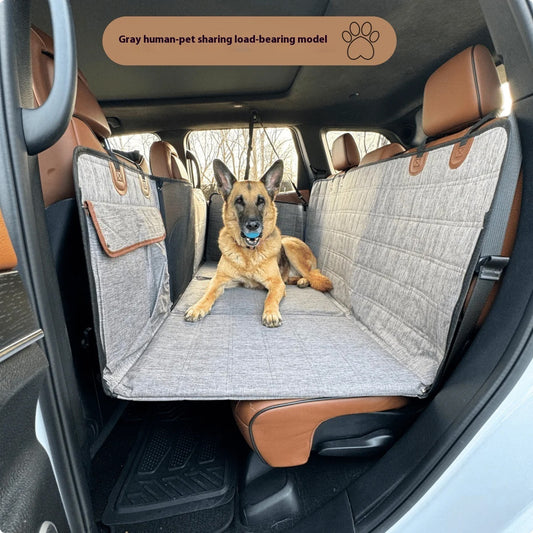 Rear Seat Car Dog Bed with Widened Support Plate – Comfortable & Secure Pet Travel Pad
